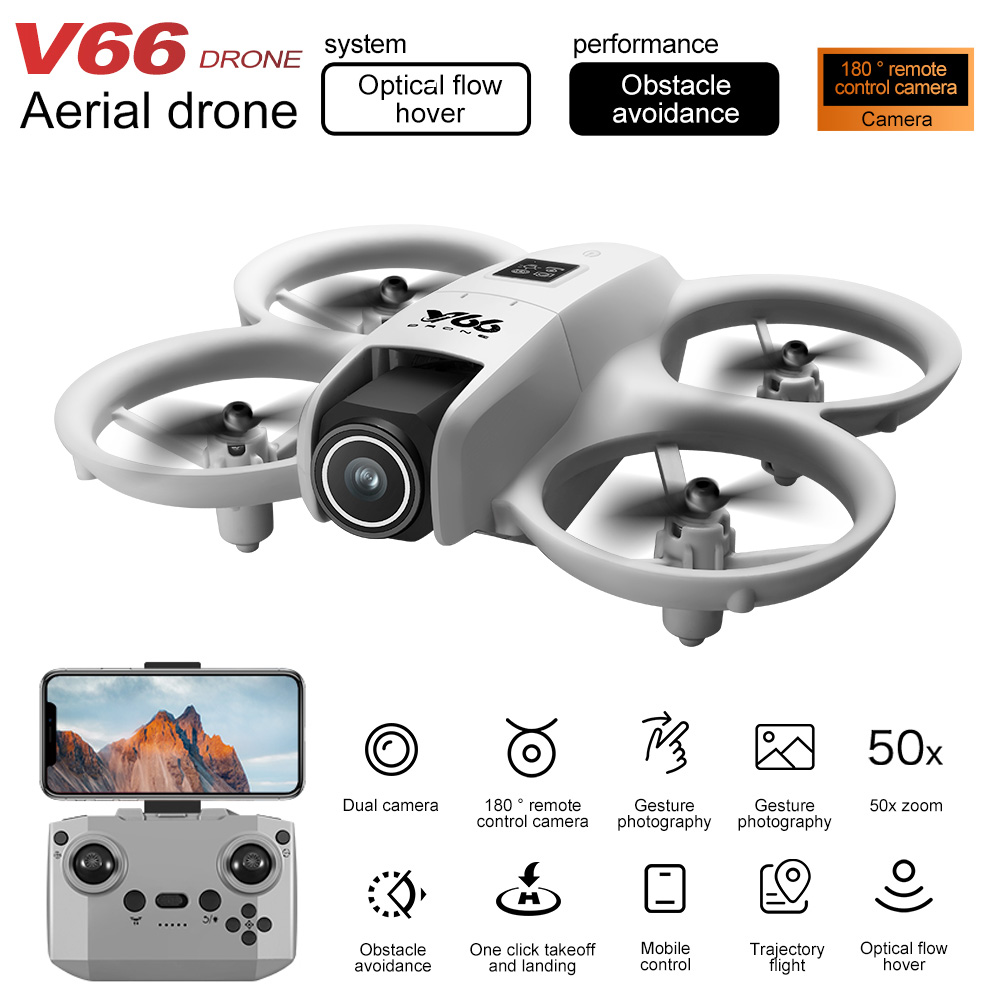 New V66 Mini Drone HD Camera 4 - Drone Battery Adapter incelemesi ve fiyatı