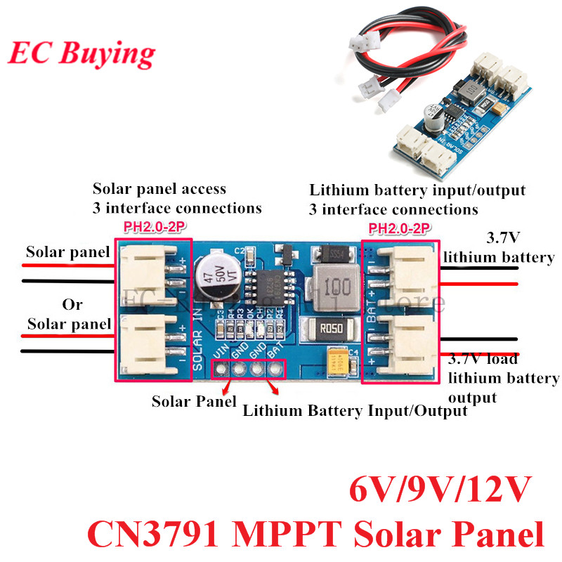 CN3791 MPPT Solar Panel 6V/9V/ - Drone Solar Charger incelemesi ve fiyatı