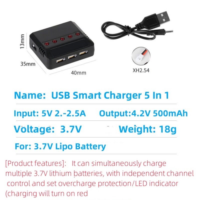 Syma X5HW X5HC X5C X5SW 3.7V 5 - Drone Battery Adapter incelemesi ve fiyatı