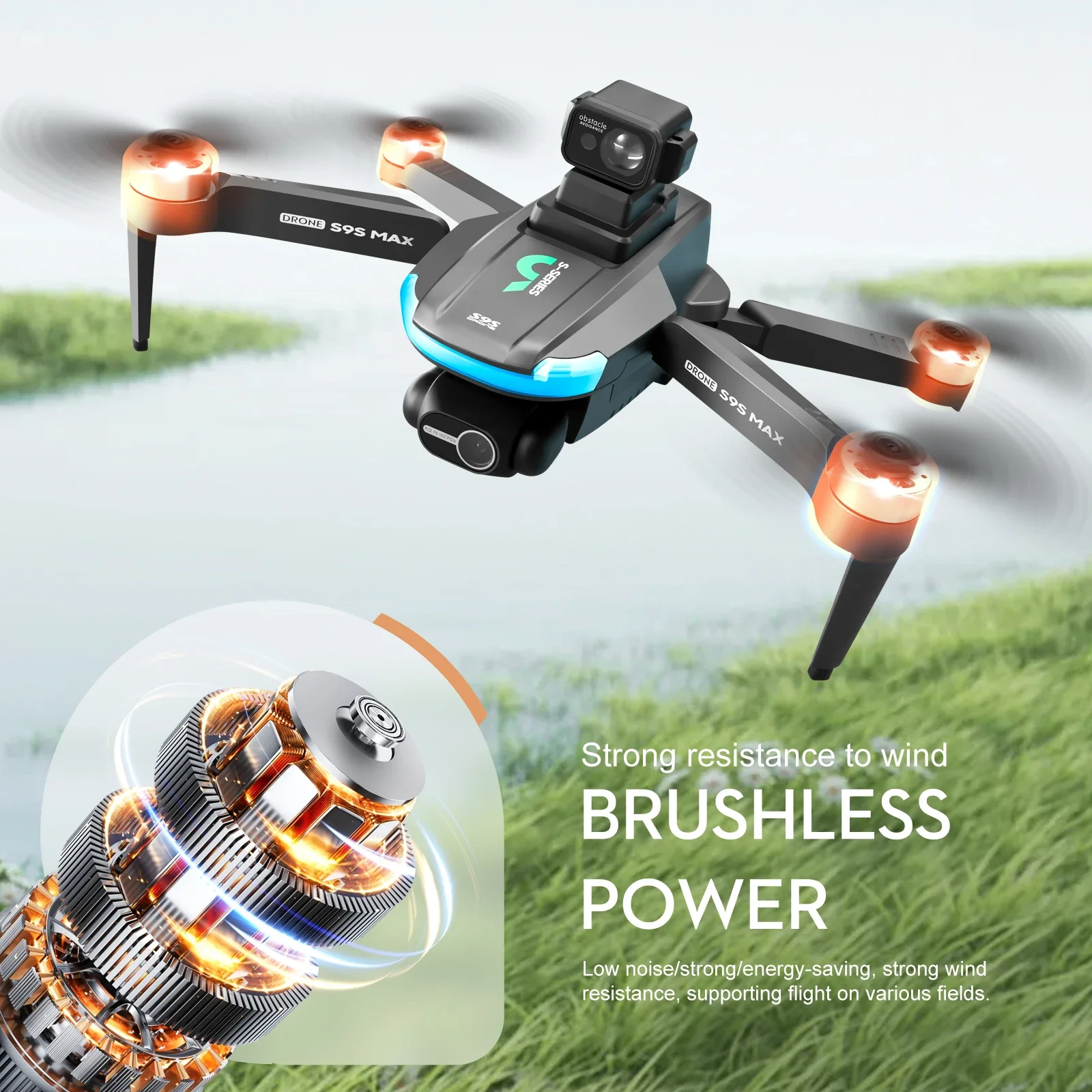 NEW S9S MAX MINI Drone 4K 2-Ax - Drone Controller Screen incelemesi ve fiyatı