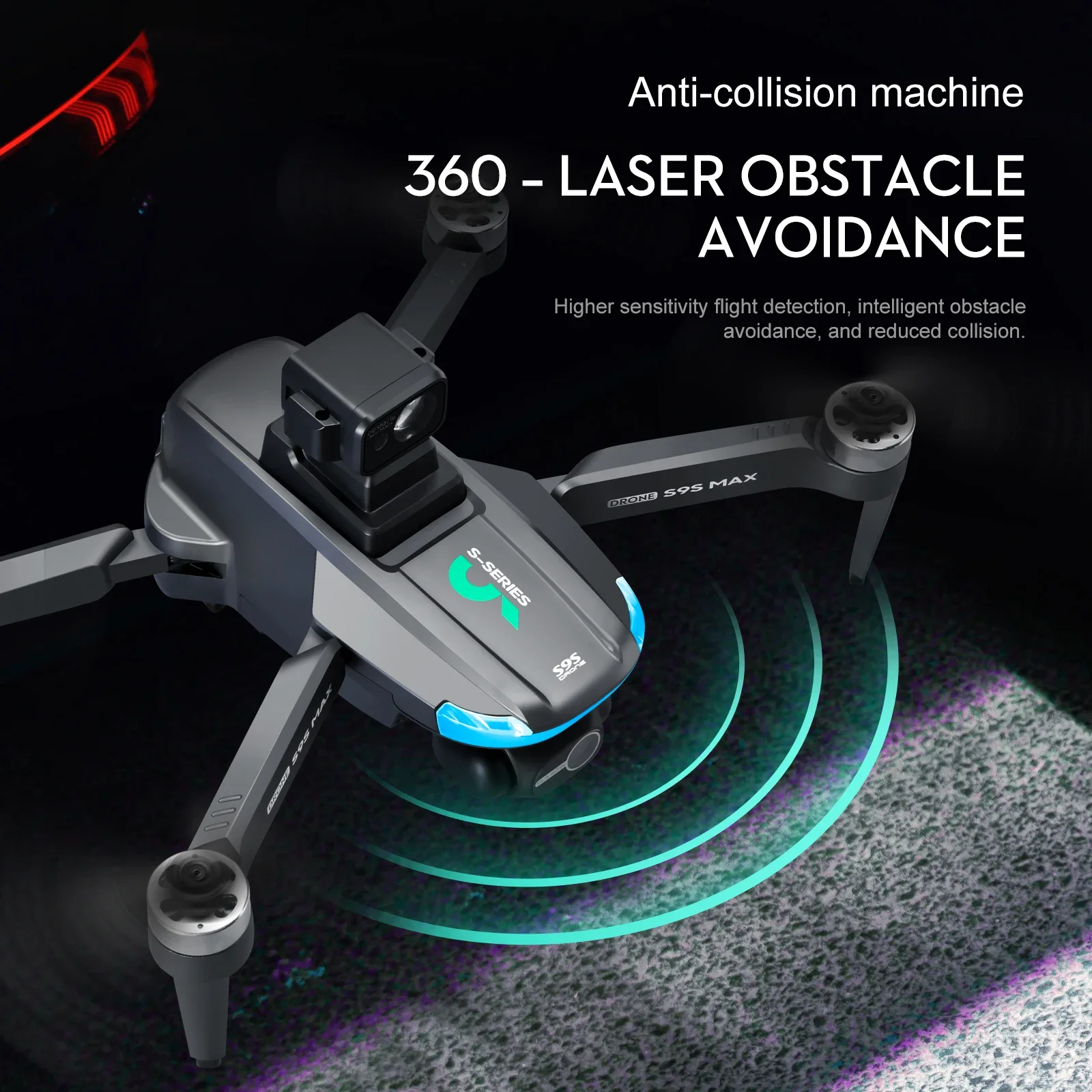 NEW S9S MAX MINI Drone 4K 2-Ax - Drone Controller Screen incelemesi ve fiyatı