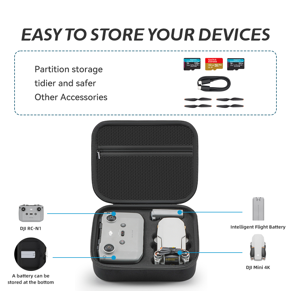 Portable Storage Bag Protectiv - Drone Hard Shell Case incelemesi ve fiyatı