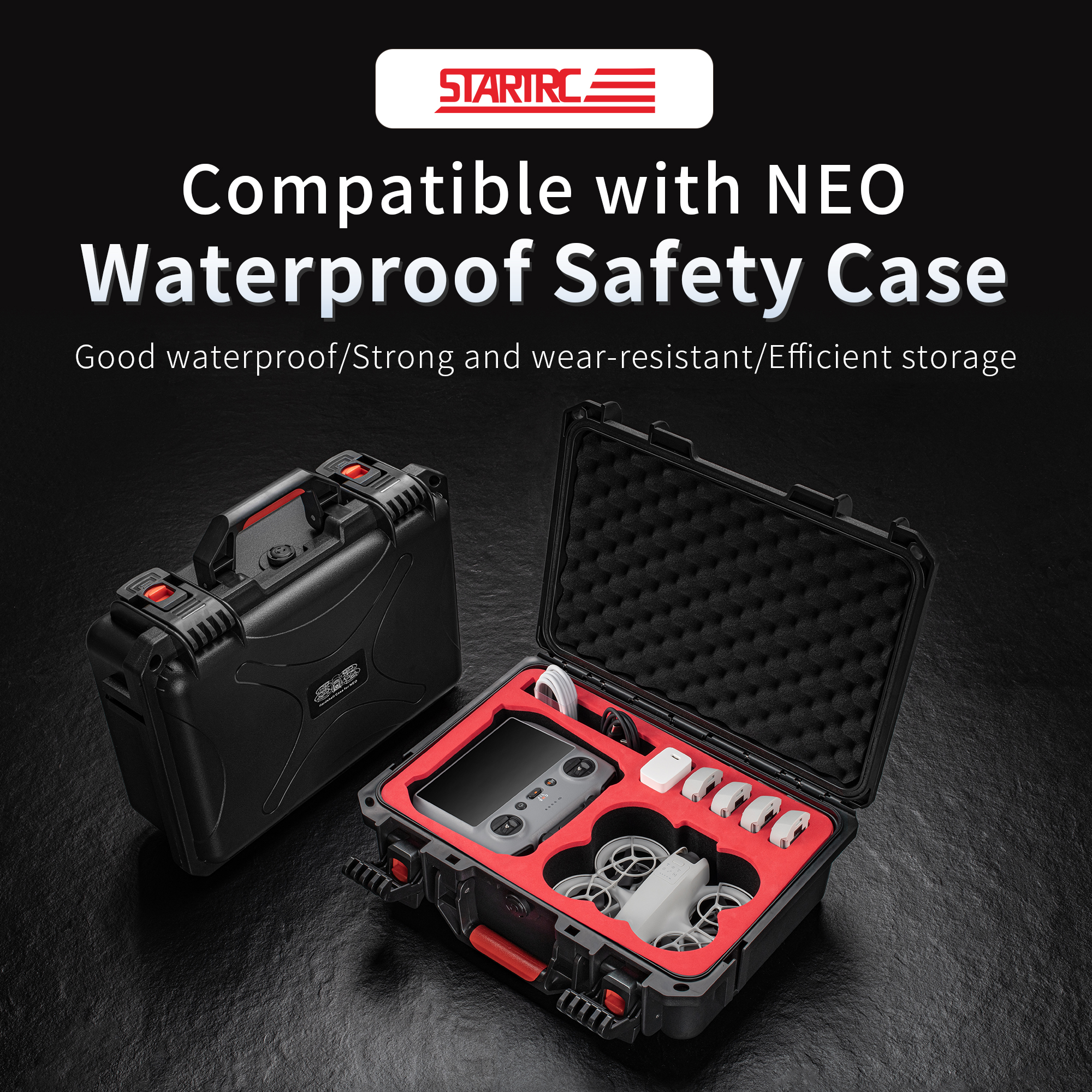 Portable Hard Waterproof Case  - Drone Charging Hub incelemesi ve fiyatı