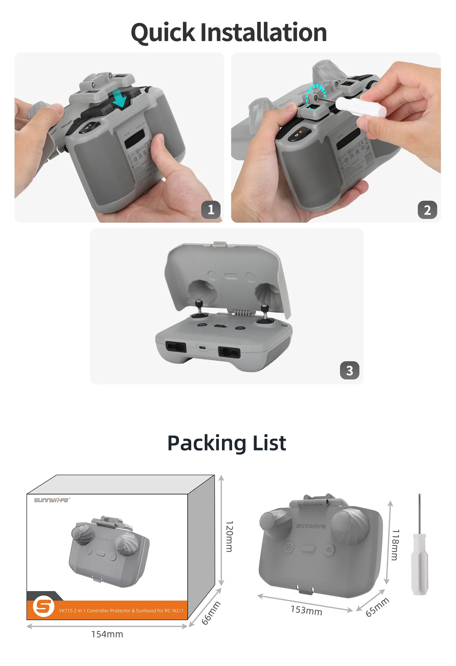 2 in 1 Controller Protector Su - Drone Tablet Mount incelemesi ve fiyatı
