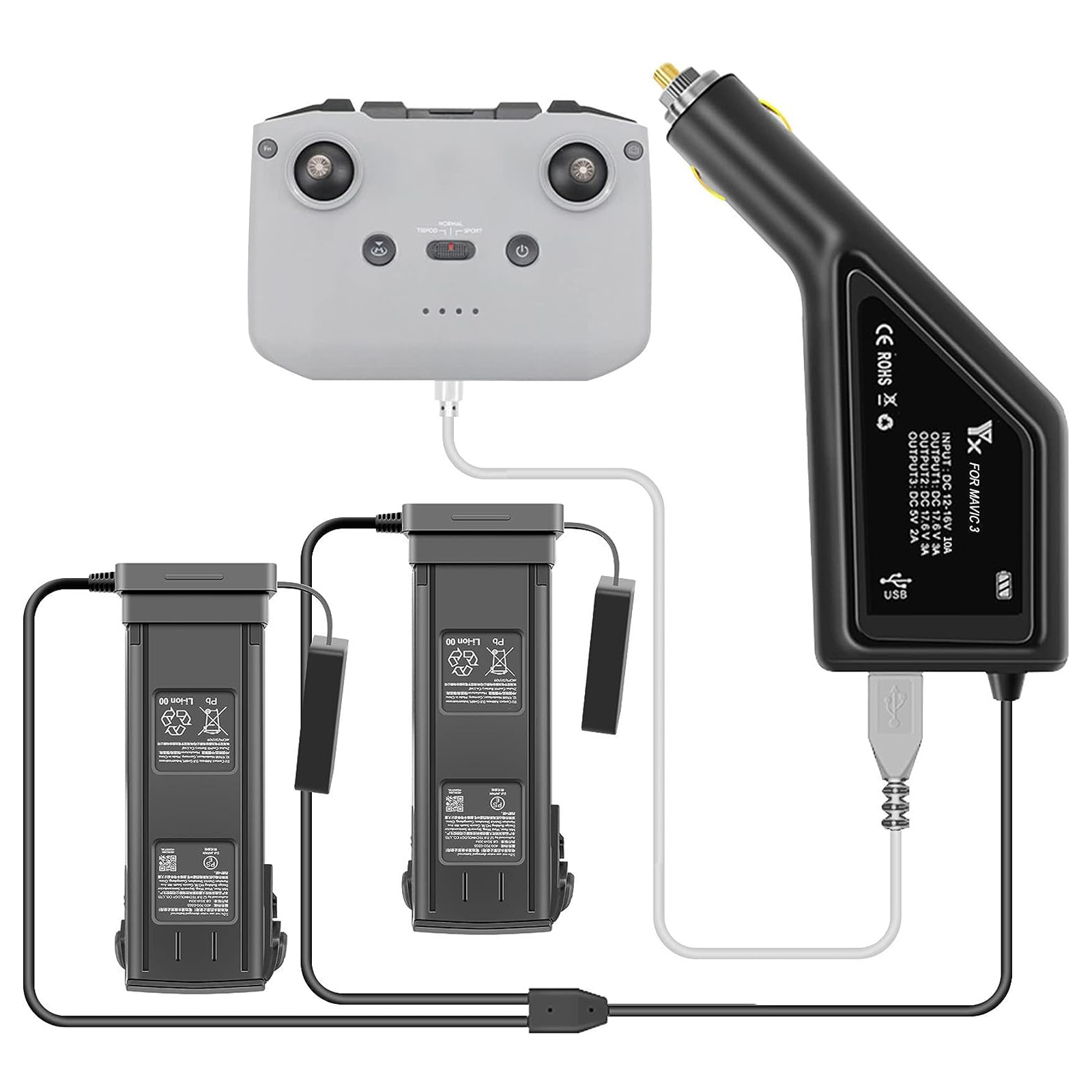For DJI Mavic 3 Intelligent Ba - Drone Charging Hub incelemesi ve fiyatı