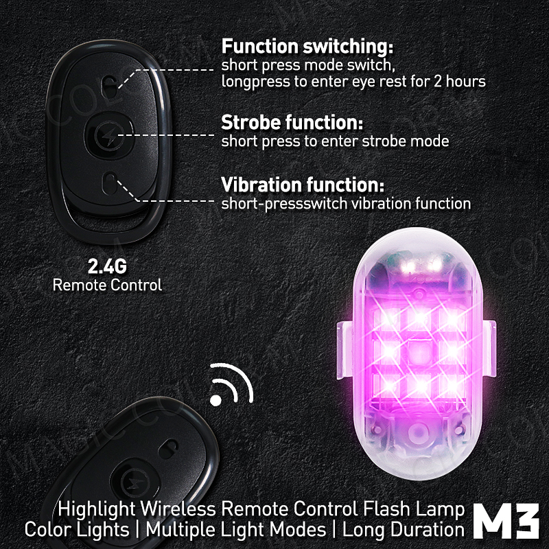 2PCS Wireless LED Strobe Light - Drone Strobe Light incelemesi ve fiyatı