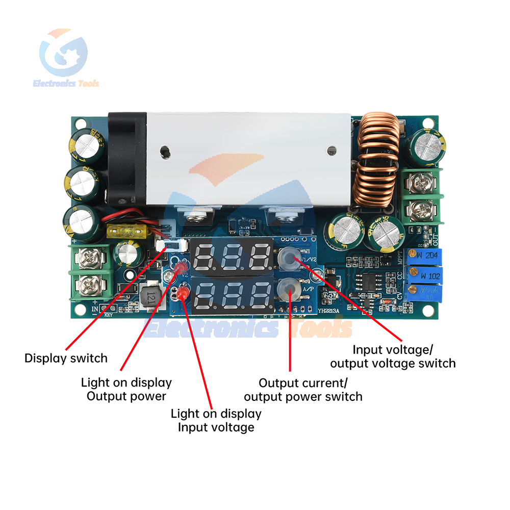 10-75V 20A Adjustable Buck Mod - Drone Solar Charger incelemesi ve fiyatı