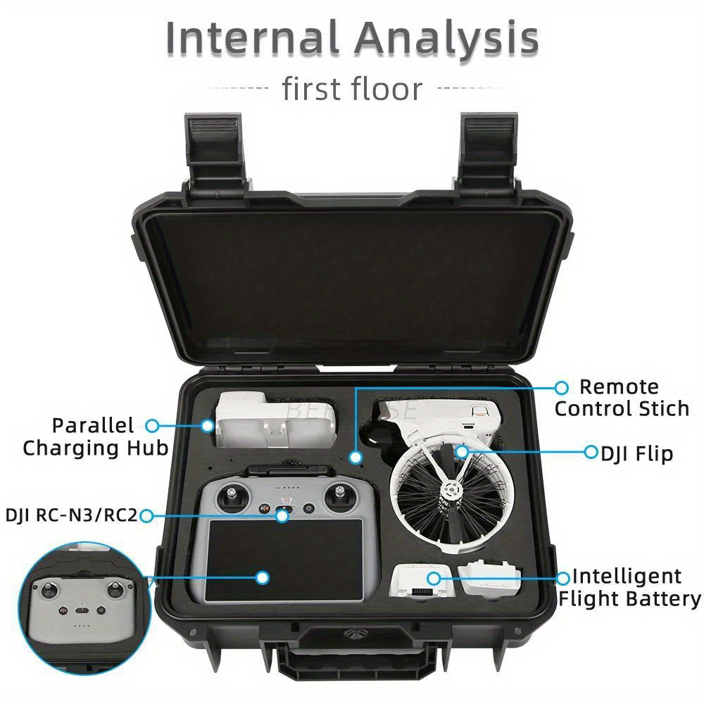 For DJI Flip hard-shell storag - Drone Hard Shell Case incelemesi ve fiyatı
