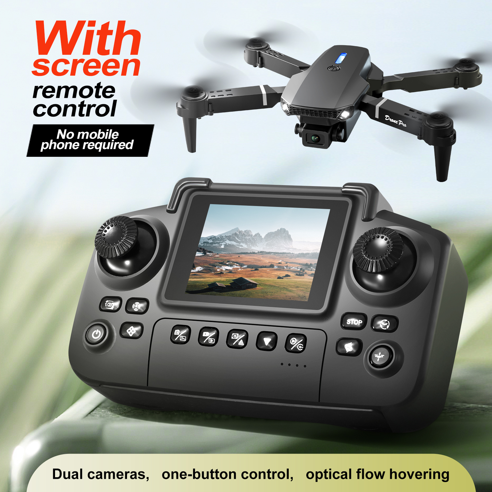 2025 New E88 E99 Upgraded Dron - Drone Controller Screen incelemesi ve fiyatı