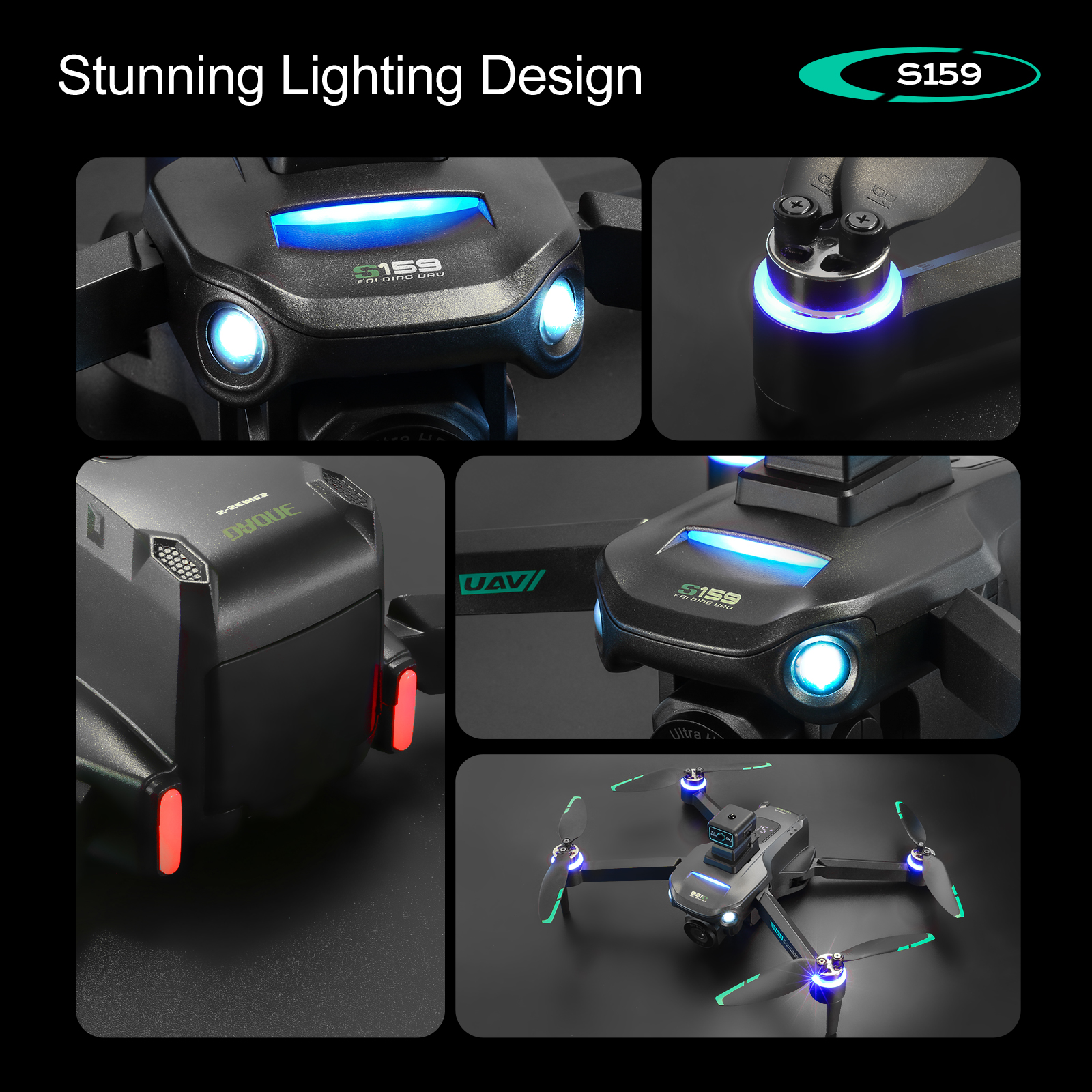 S159 GPS Drone 4K Profesional  - Drone Battery Adapter incelemesi ve fiyatı